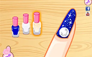 Galaxy Nail Art Designs game preview
