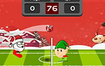 Santa Winter Head Soccer