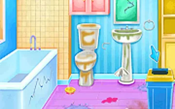Twin Girls Room Cleaning game preview