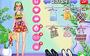 Summer Coconut Girl Dress Up