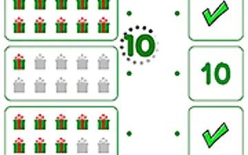 Count and Match Christmas