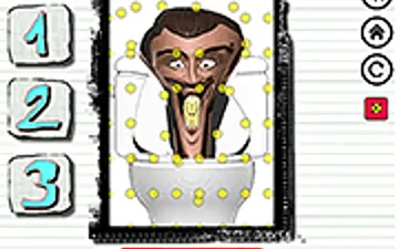 Funny Skibidi Toilet Face