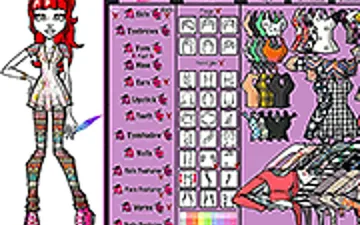 Monster High Character Creator game preview