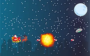 Christmas Santa Claus Alien War