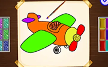 Coloring Book: Vehicles