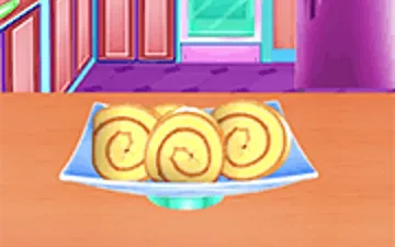 Emma Egg Roll Cake Prep