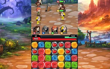 Heroes of the Dungeons: Match RPG