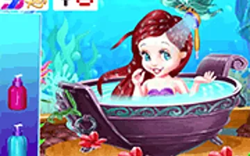 Baby Mermaid Spa game preview