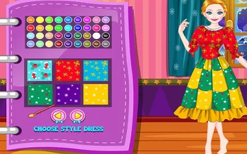 Christmas Patchwork Dress