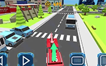 Fire Truck Rescue Driving