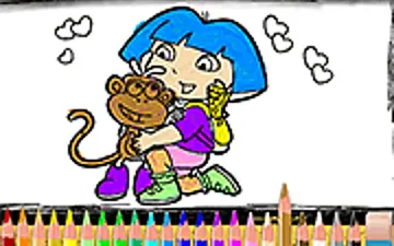 BTS Dora Coloring Book