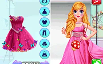 Fashionista Watercolor Fantasy Dress