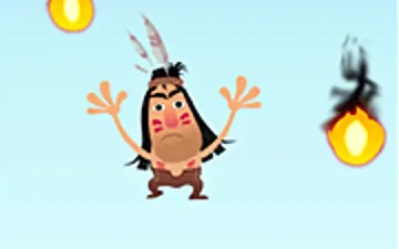 Protect Red Indian Man