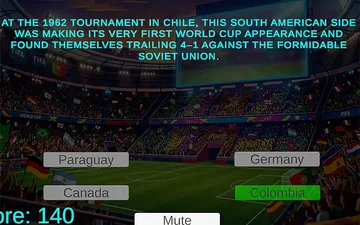Worldcup Countries Quiz game preview