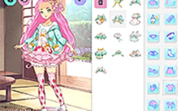 Candy Theme Anime Style Dress Up