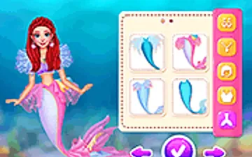 Princess Turned Into Mermaid game preview