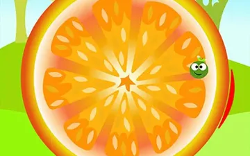 Ricocheting Orange