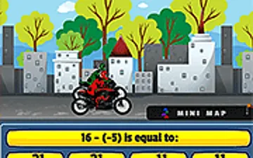 Bike Racing Math: Integers