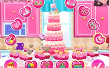 Princesses Cooking Challenge: Cake