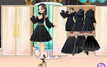 Girly Goldy Black