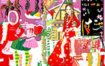 Christmas Charlotte Dressup game preview