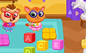 Lovely Virtual Cat at School