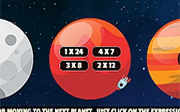 Planet Explorer Multiplication