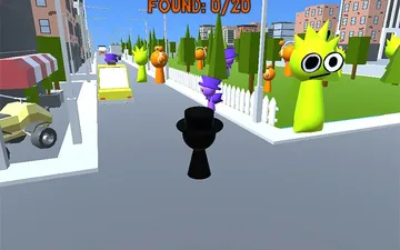 Sprunki CatchUp 3D