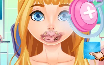 Blonde Sofia: Lips Surgery game preview