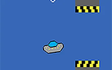 Flappy UFO WebGL game preview