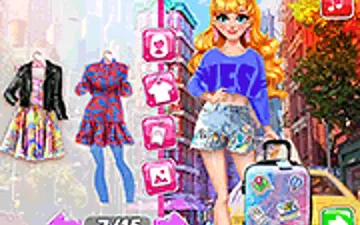 Around The World: Blonde Princess Fashionista