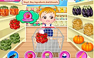 Baby Hazel in Kitchen