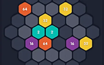 Hexa 2048 Puzzle