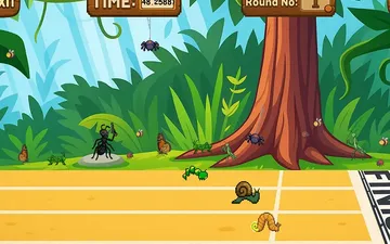 Wiggly Worm Race