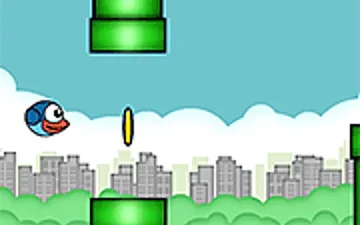 Flying Blue Bird