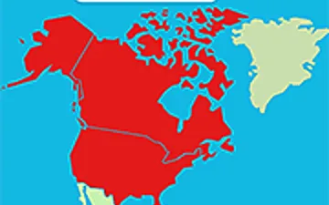 Countries of North America