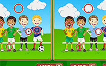 Soccer Differences game preview