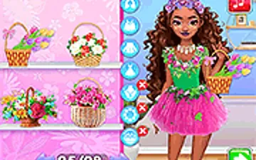 Princess Flower Fashion Look game preview