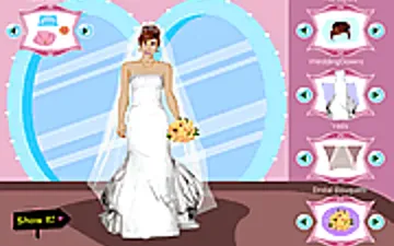 Carrie Bradshaw Bride Dress Up game preview