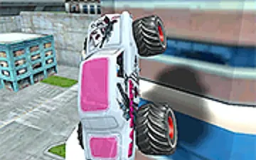 Monster Truck Stunt Free Jeep Racing game preview