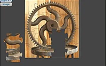 Wooden Cogwheel Jigsaw