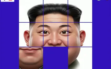 Kim Jong Un Tile Puzzle