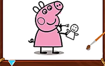 Peppa Pig Family Coloring
