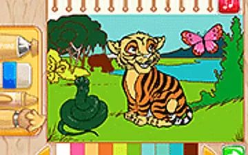 Color Me Jungle Animals