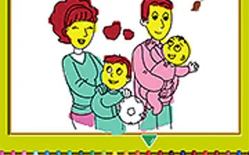 Happy Family Coloring