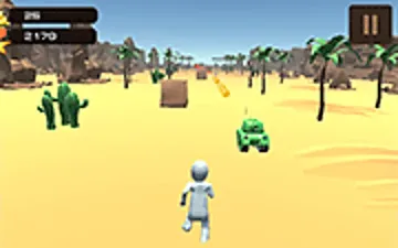 3D Desert Parkour