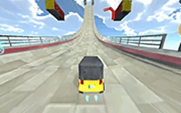 Tuk Tuk Speed Up Mega Ramp Stunt