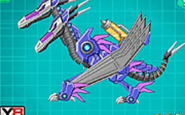 Toy war Robot Double Head Pterosaur
