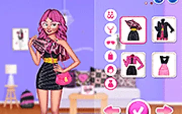 BFFs Black and Pink Fashionista