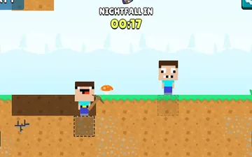 99 Nights in the Forest with Noob and Pro